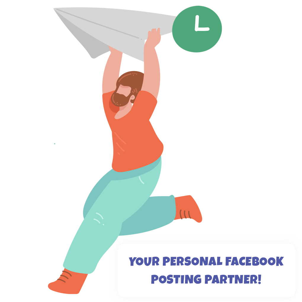 PostPartner dashboard for Facebook group posting